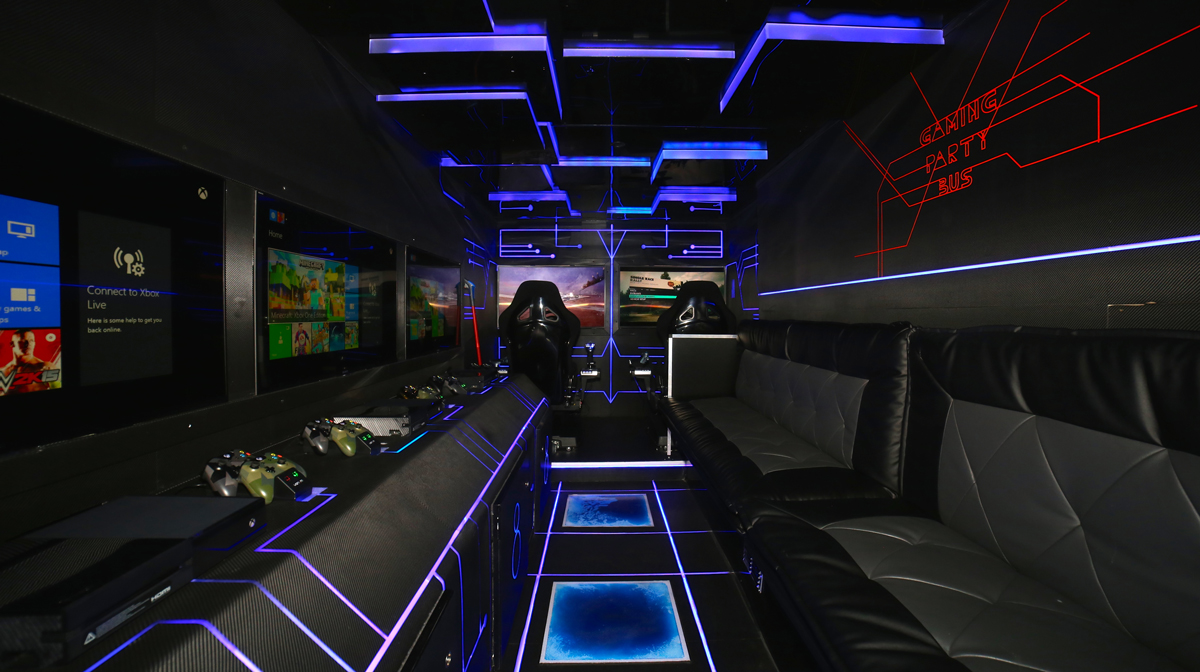 Gaming Party Bus